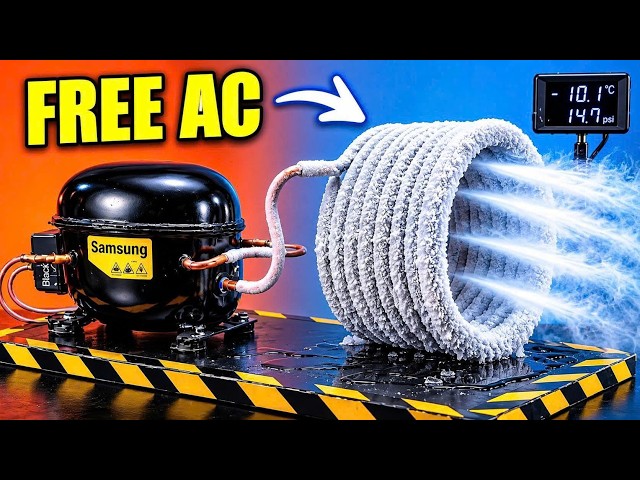 How to Make a Mini Air Conditioner at Home! A Simple Invention Most People Never Try