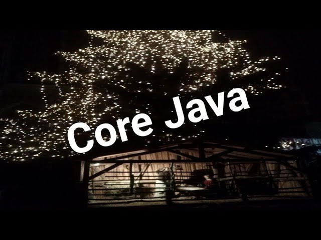 Core Java 