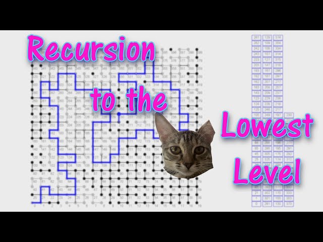 Recursion to the lowest level