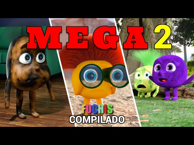 MEGA COMPILADO 2 😂💥 - LOS MEJORES CORTOS ANIMADOS 🚫Sin IA🚫 - LOS FUCHIS 3D