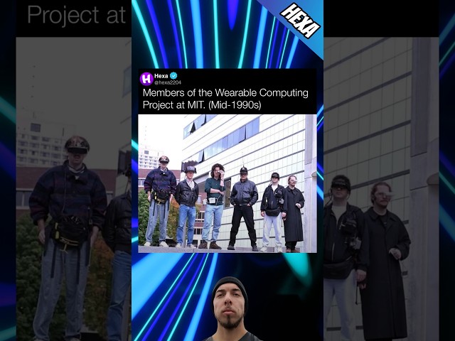 Members of the Wearable Computing Project👀#memes #history #project