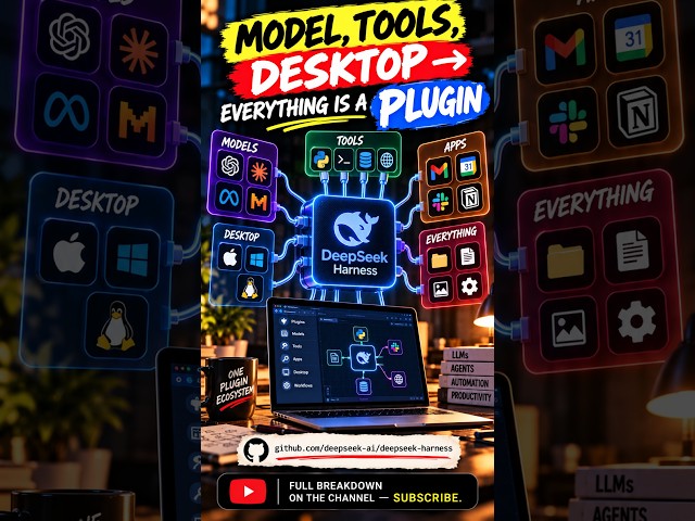 DeepSeek Harness - Everything is a plugin — a modular AI stack (236k stars)