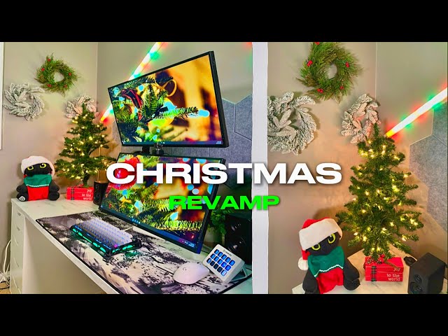 Transforming my DREAM Gaming Setup for Christmas! 🎄