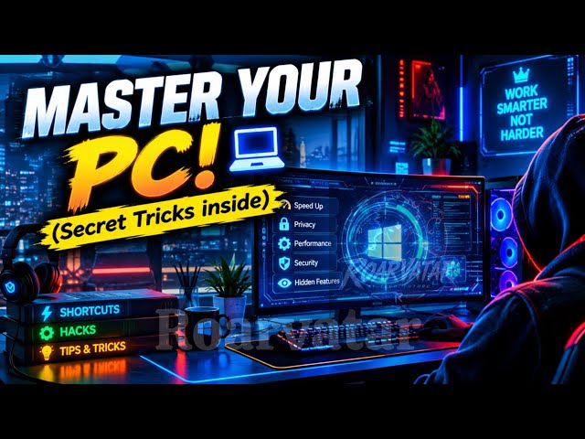 Welcome to Roarvatar | Master Your PC & Laptops & Unlock Secret Tech Tricks! 💻🔥
