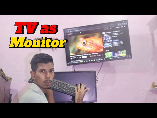 How to Connect CPU to Android TV| led tv to pc connector