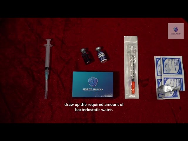 Azurite peptides reconstitute tutorial