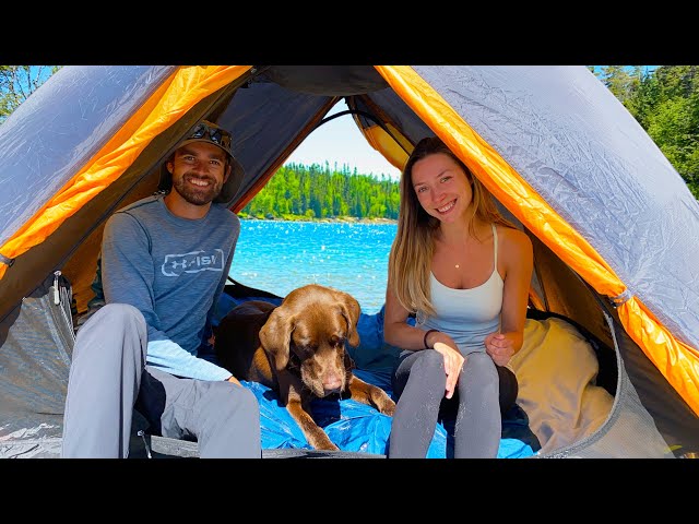 3 Days Camping On The Worlds Biggest Lake | First Time Trying Instant Camping Meals