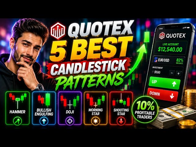 Quotex Trading for Beginners | Quotex Best 5 Candlestick patterns | Binary Trading Guide