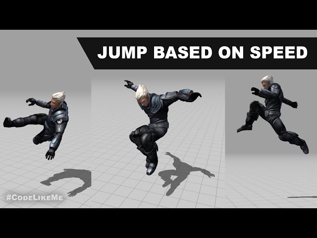 Jumping Based On Speed - Unity Tutorials #44