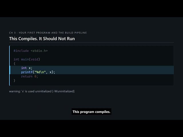 C Programming #23 — Warnings Are Errors in Disguise