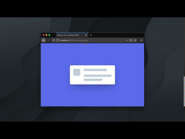 Animations – What's new in Tailwind CSS