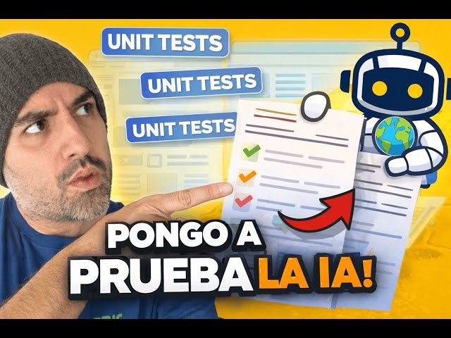 Intento hacer todo el unit test de mi aplicación web con IA