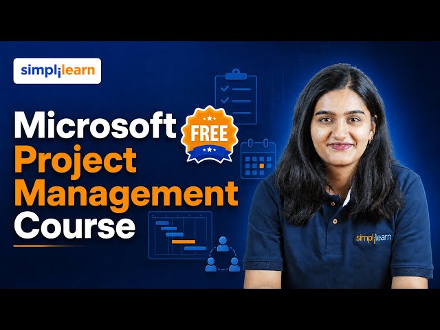 Free Microsoft Project Management Course With Certificate | PMP Course For Beginners | Simplilearn