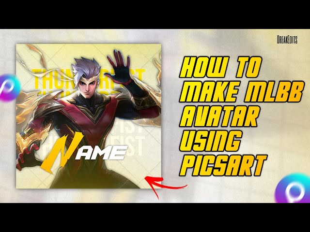 HOW TO EDIT MLBB AVATAR USING PICSART 2025!! | MLBB