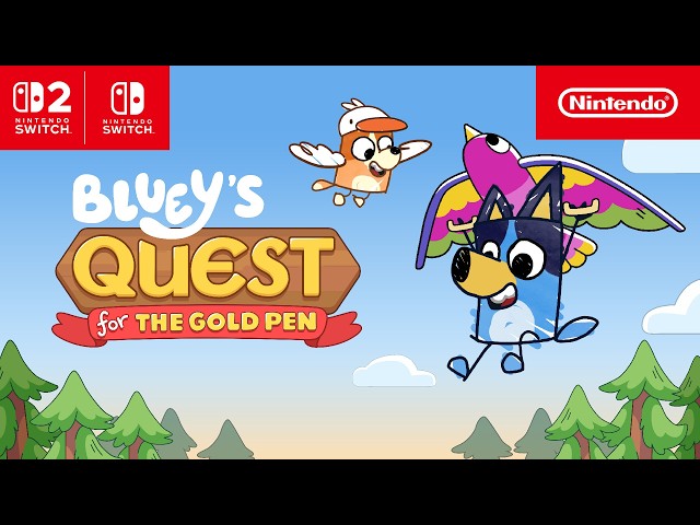 Bluey's Quest for the Gold Pen – Launch Trailer – Nintendo Switch 2