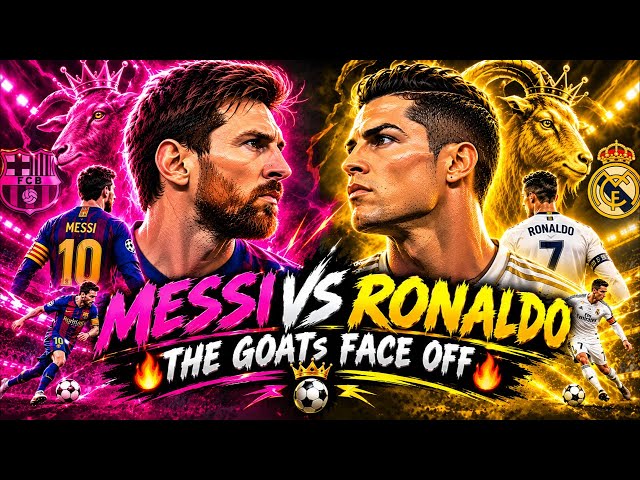 Messi vs Ronaldo: The GOATs Face Off 🔥⚽ #football #shorts
