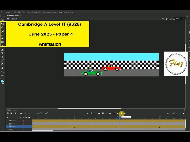 Nivel A IT 9626 Junio ​​2025 Examen 4 - Animación