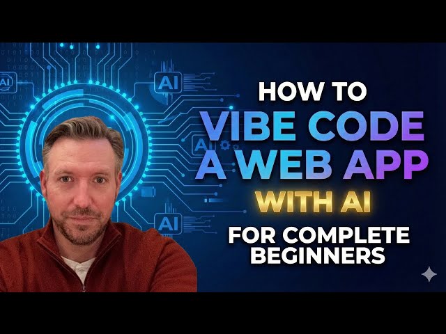 Vibe Coding a Web App with AI for Complete Beginners Part 1