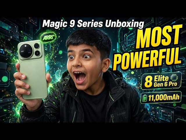 Honor Magic 9 Series Unboxing First Look | Snapdragon 8 Elite Gen 6 Pro, 11000mAh Battery #honor 
