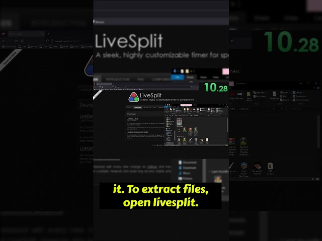 Speedrun Tutorial - LiveSplit Install % #shorts  #game