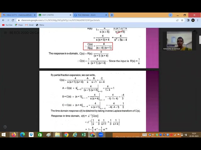 Unit 2 Second order system problem 2