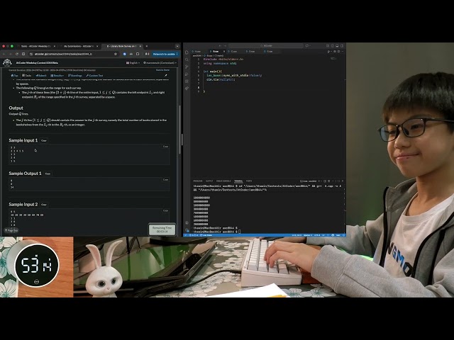 AtCoder Weekday Contest 0044 Beta | C++ | HHKB Type-S | real time | no talking