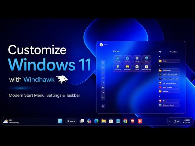 Customize Windows 11 with Windhawk | Modern Start Menu, Settings & Taskbar