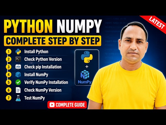 Python NumPy || NumPy 'O' Level || Step By Step | 'O' Level Python NumPy