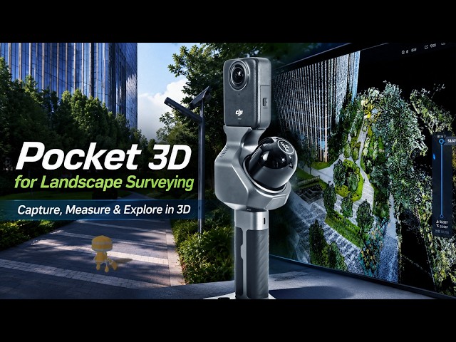 Pocket 3D Landscaping Survey | From 13-Minute Capture to Point Cloud, 3DGS & Measurement