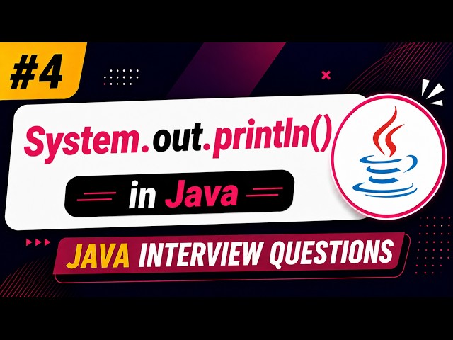 System.out.println() in Java | Java Interview Questions | BuiltBy Error