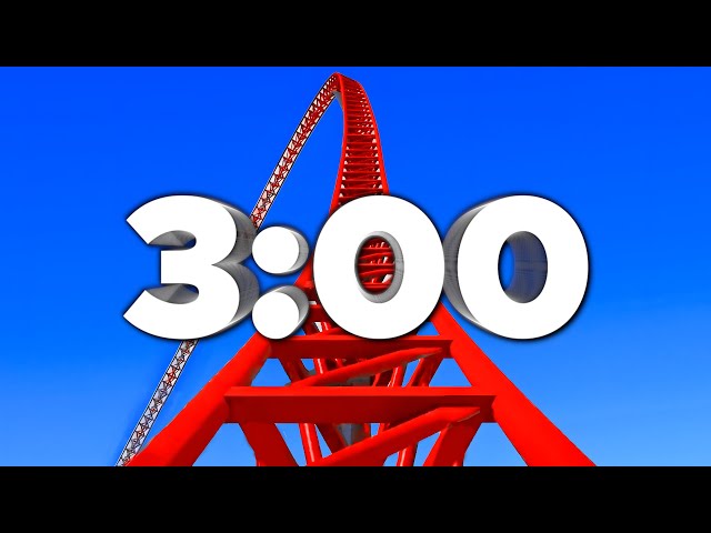 3 Min Countdown Timer (Roller Coaster) 🎢
