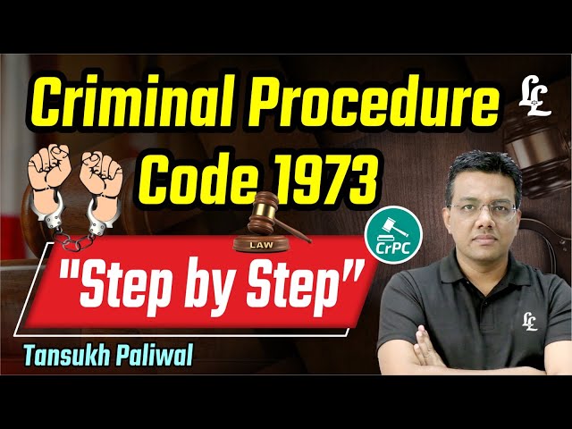 Cr.P.C. (BNSS) - Step by Step  | Tansukh Paliwal Sir | Linking Laws