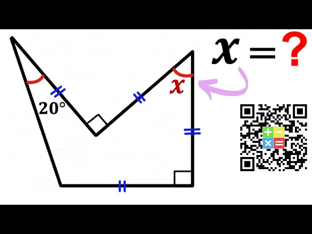 Can you find the angle X? | (Polygon) | #math #maths | #geometry