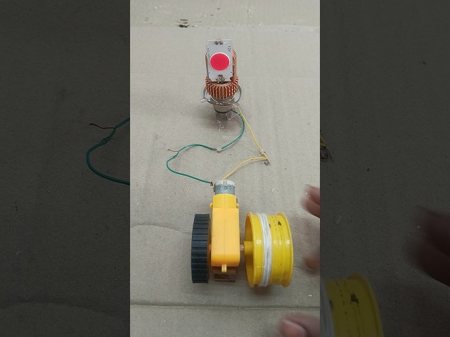 Turning on a plastic gear box with Yamaha bike head lights | #tech #project #tech