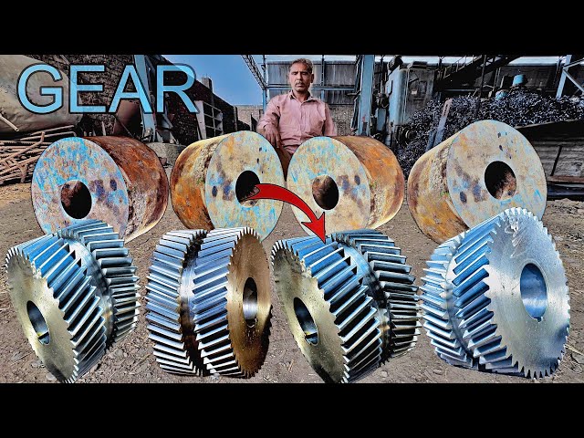 Transforming Rusty Metal into Precision Gears | Workshop Engineering !!!!