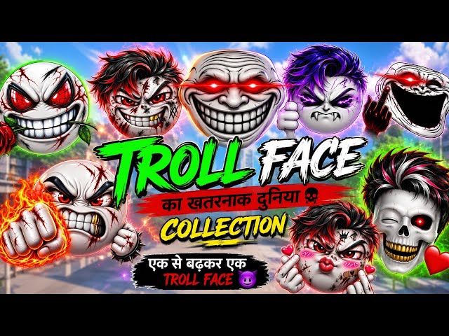 Viral Troll Face Skull Editing 🔥ll Fire Troll Face Editing Tutorial In Capcut