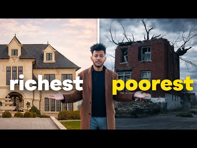 24 Hours in the Richest vs the Poorest City in America