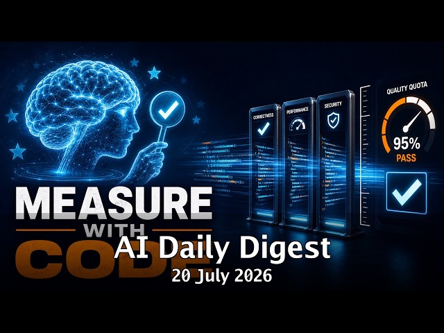 AI Daily Digest: Measure With Code Not Model Judgment