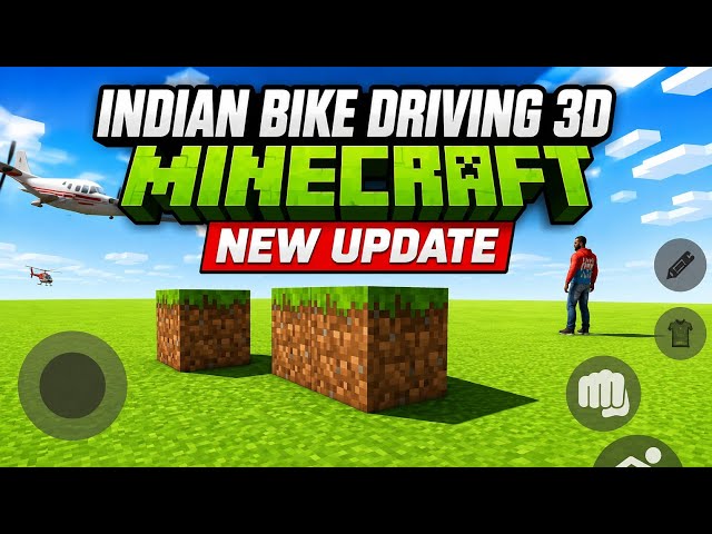 🚨 Franklin Used a Dangerous Minecraft Cheat Code in Indian Bike Driving 3D! 😱