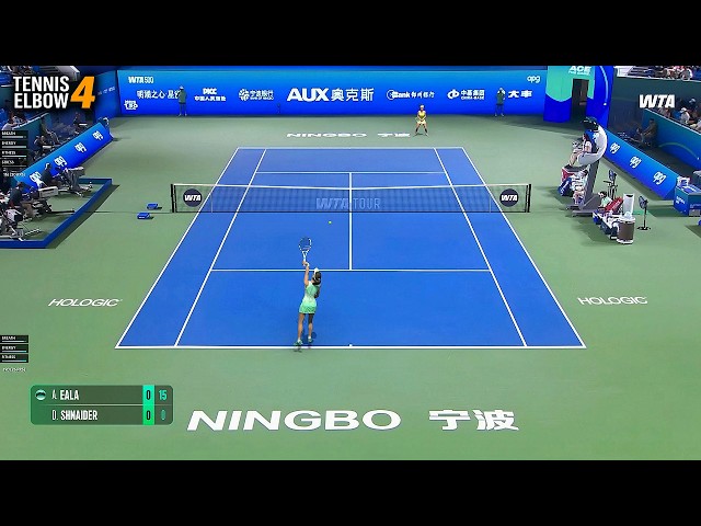 Alexandra Eala vs Diana Shnaider 🎾 | Ningbo Open 2026 | Full match simulation [Tennis Elbow 4]