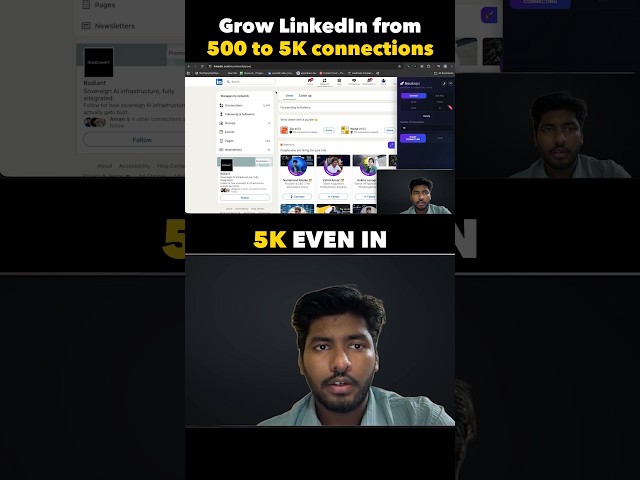 500 → 5K LinkedIn Connections (Not a Hack) 🚀 #shorts