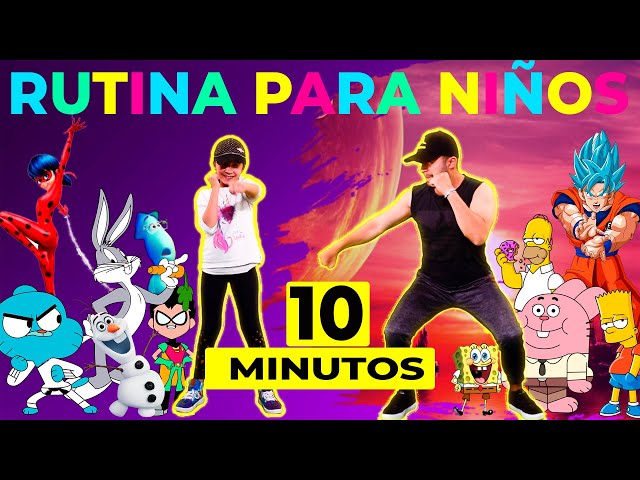 10 Minutos de EJERCICIOS para NIÑOS en Casa 😵💣KIDS WORKOUT at Home 👊💣