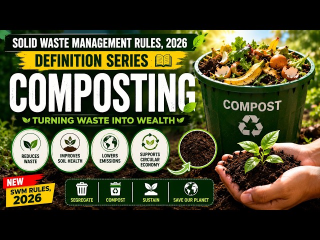 ♻️ Composting | Solid Waste Management Rules, 2026 | Definition Series