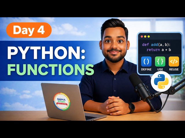 Python Day 04 | Functions in Python | DevOps Engineer or SER