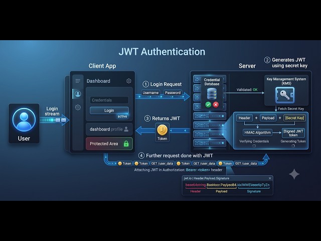 Understanding JWT (JSON Web Token) Structure in 60 Secd #revisit technology #KKS Technology Channel