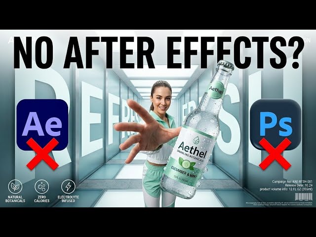 Create 3D Product Ads on Phone! (Free AI Tools, No PC or After Effects)
