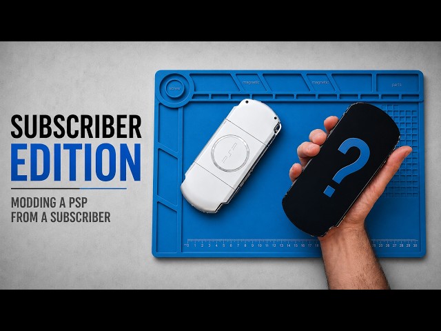a SUBSCRIBER got his PSP next level MODDED! #pspmodding