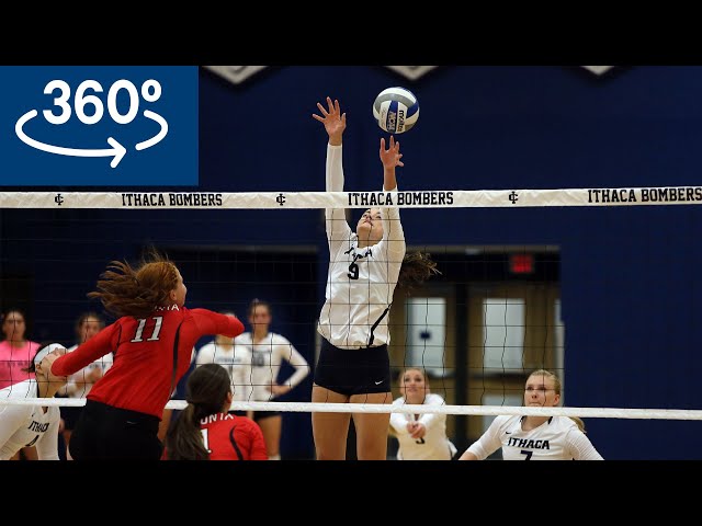 Practice with the IC Volleyball Team | 360º | Ithaca College