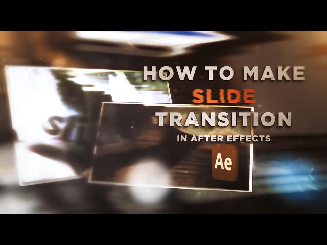 SMOOTH Directional Slide Transition tutorial / After Effects AMV Tutorial