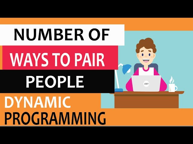 Counting ways when a person can form pair with at most one using dynamic programming